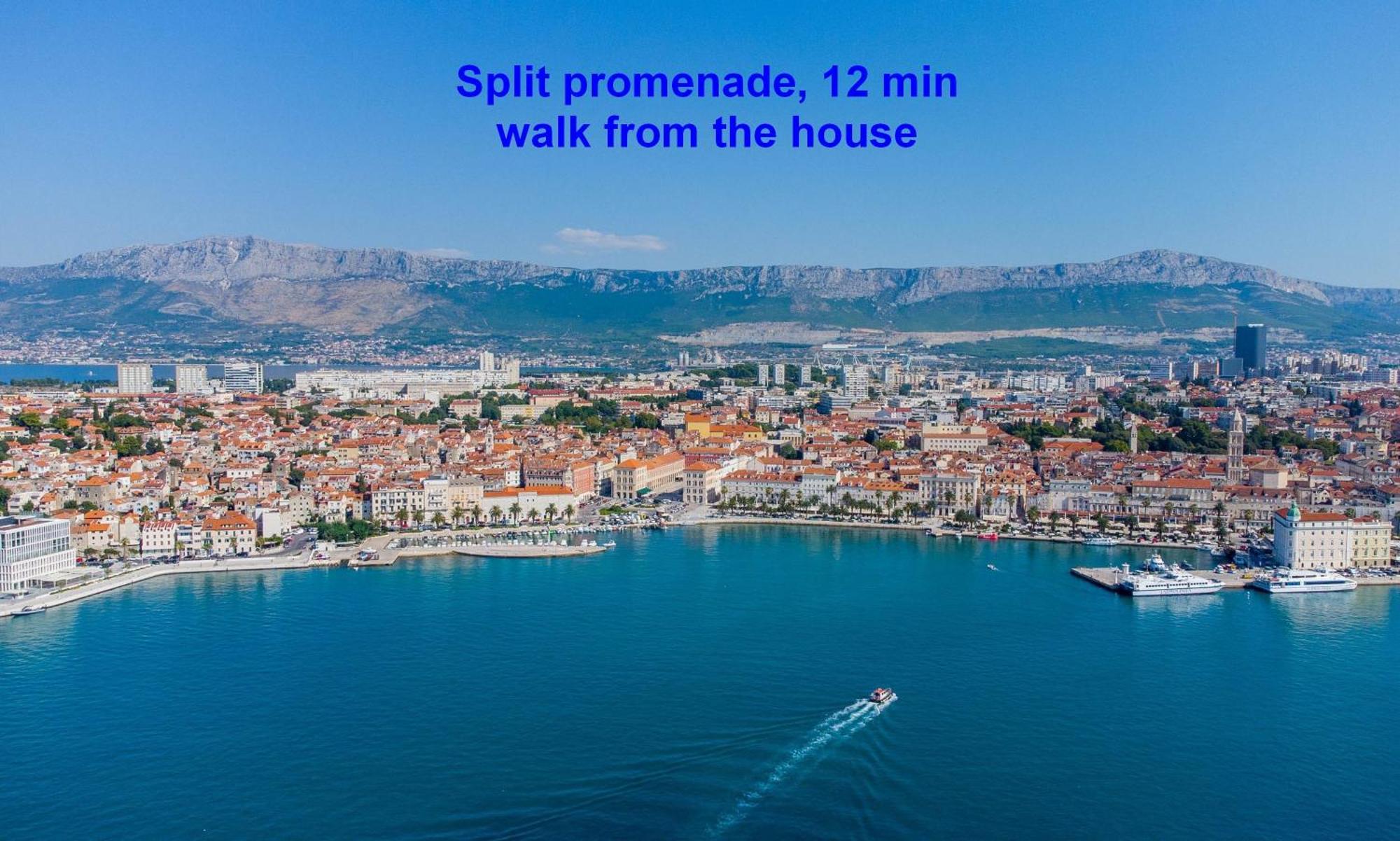 Villa Violeta With The Sea View, 3 Min Walk To The Beach Split Exteriör bild